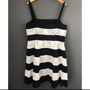 Black and White Stripe Summer Dress